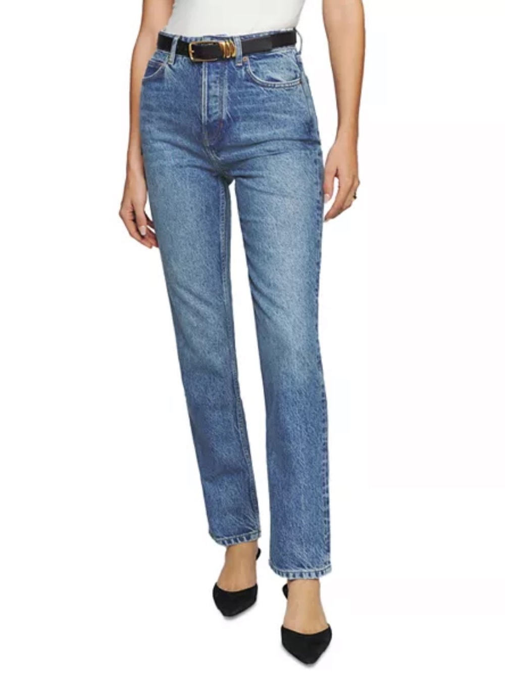 Reformation Cynthia High-Rise Straight Jeans